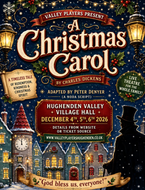 "A Christmas Carol " By Charles Dickens ( Adapted by Peter Denyer, a NODA Script)